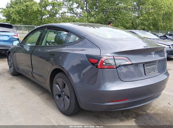 5YJ3E1EAXPF676814 2023 TESLA MODEL 3 Серый Задняя левая четверть