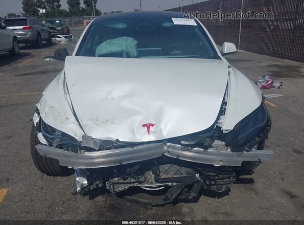 5YJ3E1EAXRF831266 2024 TESLA MODEL 3 Белый Вид панели приборов