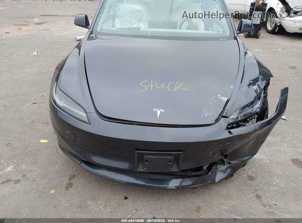 5YJ3E1EAXSF998975 2025 TESLA MODEL 3 Серый Вид сзади