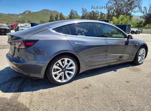 5YJ3E1EB0JF087013 2018 TESLA MODEL Gray Հետևի աջ