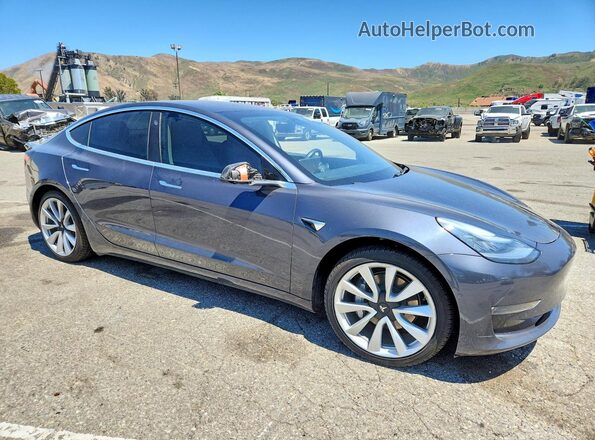 5YJ3E1EB0JF087013 2018 TESLA MODEL Gray Առջևի աջ