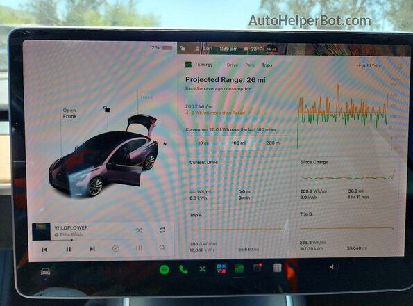 5YJ3E1EB0JF087013 2018 TESLA MODEL Gray Սարքավորումների վահանակի տեսք