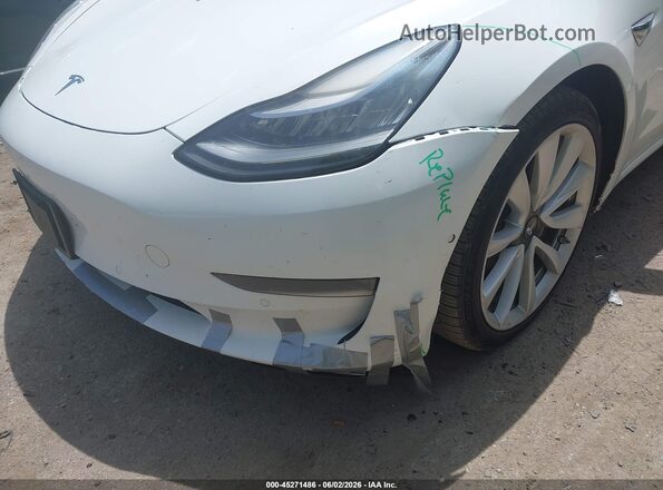 5YJ3E1EB0JF134170 2018 TESLA MODEL 3 White Widok z przodu