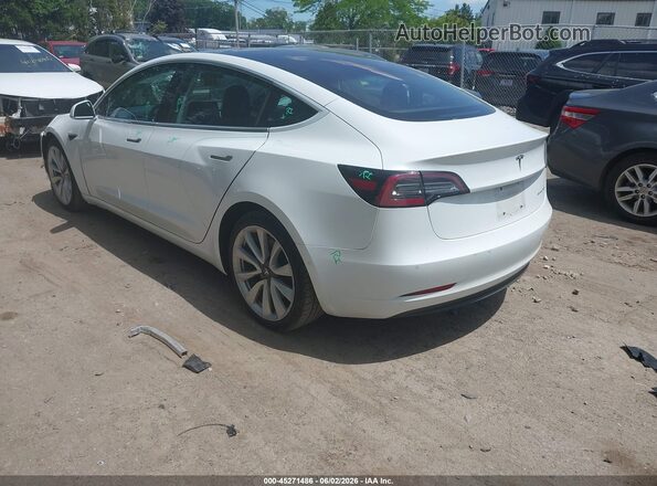 5YJ3E1EB0JF134170 2018 TESLA MODEL 3 White Tył lewy