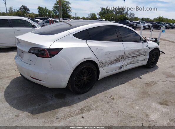 5YJ3E1EB0KF494640 2019 TESLA MODEL 3 White Rear right