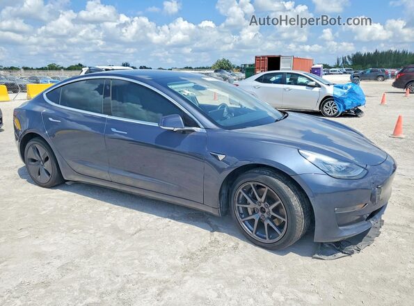5YJ3E1EB0LF616396 2020 TESLA MODEL Gray Передня права чверть