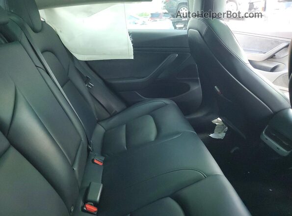 5YJ3E1EB0LF616396 2020 TESLA MODEL Gray Вид задніх сидінь