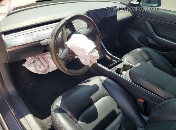 5YJ3E1EB0LF616396 2020 TESLA MODEL Gray Вид панелі приладів