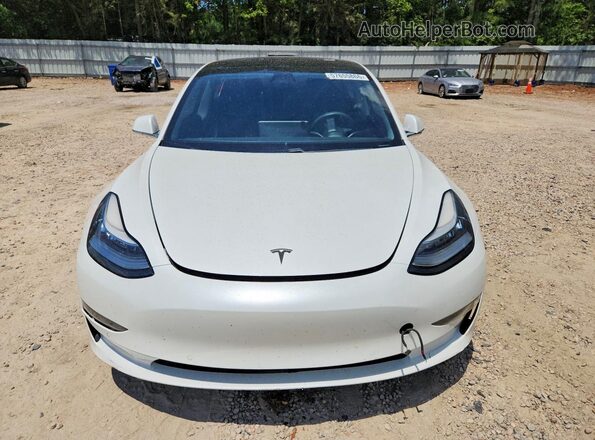 5YJ3E1EB0LF619735 2020 TESLA MODEL White Դիմացի տեսք