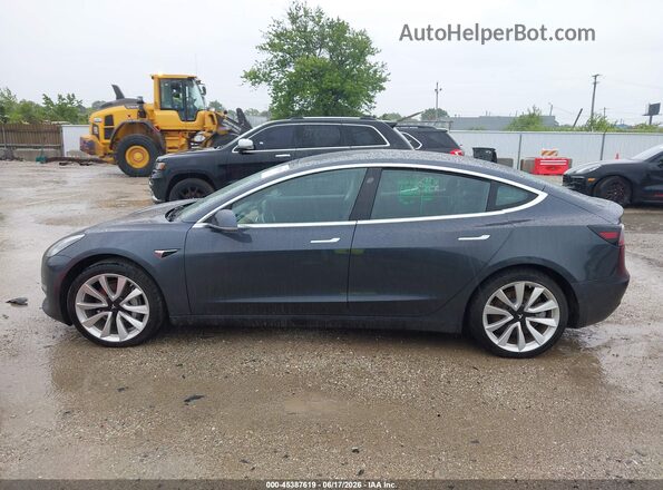 5YJ3E1EB0LF620187 2020 TESLA MODEL 3 Gray Սալոնի հետևի տեսք