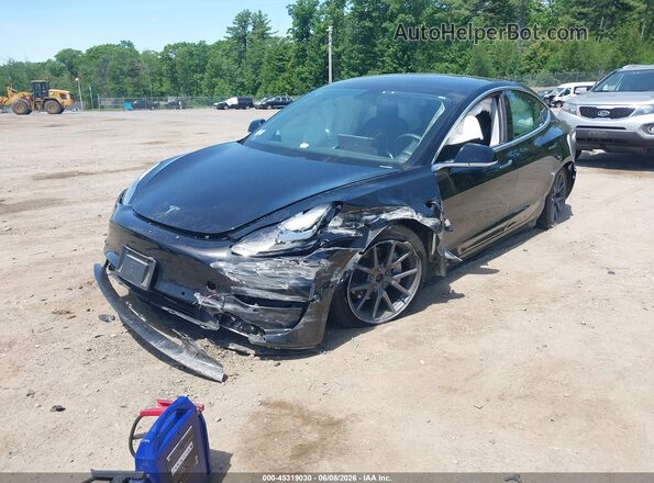 5YJ3E1EB0LF635028 2020 TESLA MODEL 3 Black Առջևի ձախ երեք քառորդ տեսարան