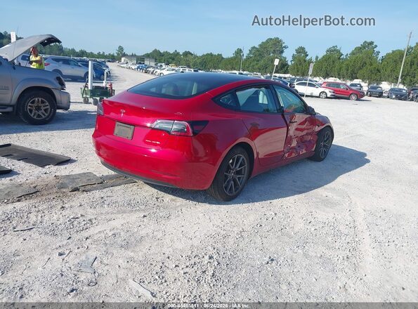 5YJ3E1EB0MF012915 2021 TESLA MODEL 3 Red Tył prawy