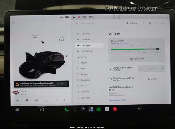 5YJ3E1EB0MF065579 2021 TESLA MODEL 3 Black 