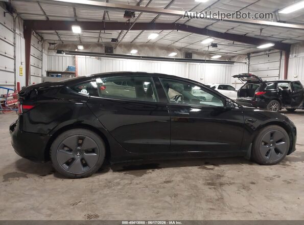 5YJ3E1EB0MF065579 2021 TESLA MODEL 3 Black Widok wnętrza z tyłu