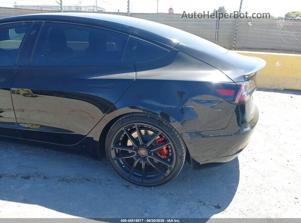 5YJ3E1EB0MF073665 2021 TESLA MODEL 3 Черный Вид спереди