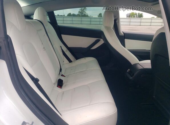 5YJ3E1EB0MF837014 2021 TESLA MODEL Two Tone Rear seats view