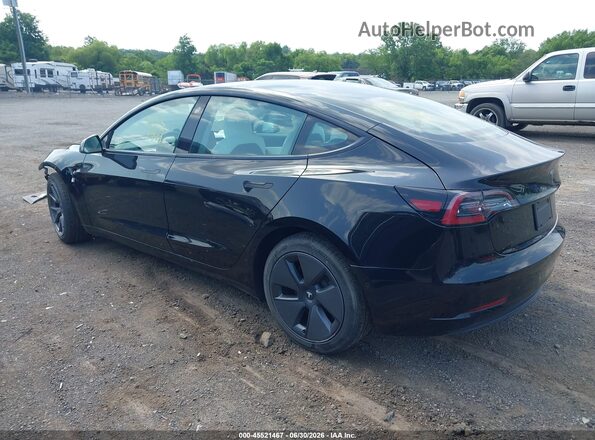 5YJ3E1EB0MF855805 2021 TESLA MODEL 3 Black Задня ліва чверть