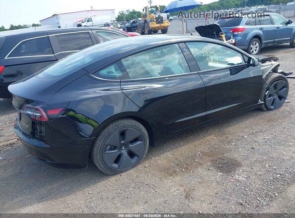 5YJ3E1EB0MF855805 2021 TESLA MODEL 3 Black Задня права чверть