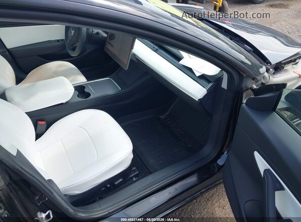 5YJ3E1EB0MF855805 2021 TESLA MODEL 3 Black Вид салону спереду
