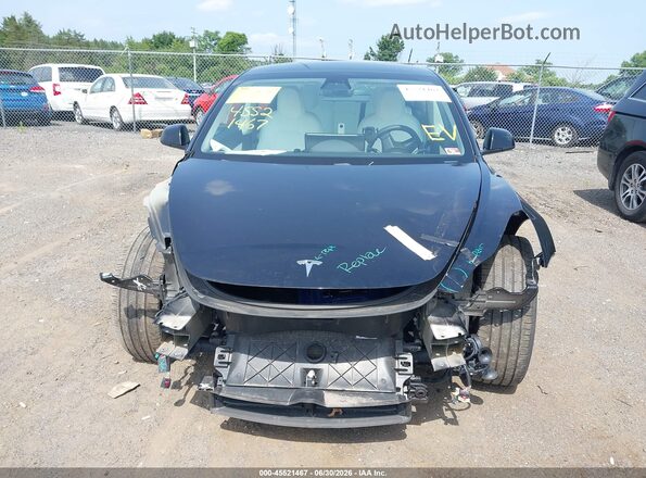 5YJ3E1EB0MF855805 2021 TESLA MODEL 3 Black Вид задньої частини салону