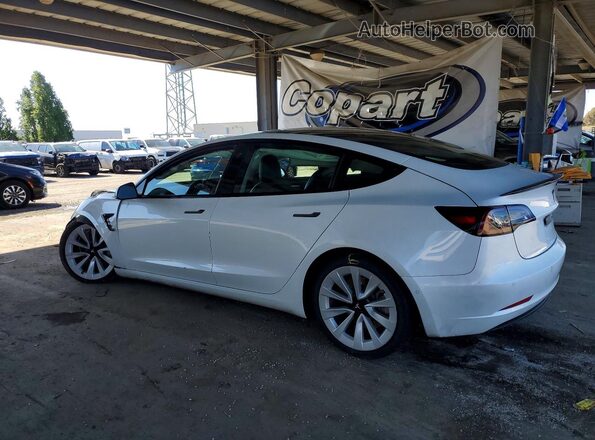5YJ3E1EB0NF143327 2022 TESLA MODEL White 