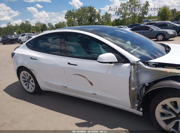 5YJ3E1EB0NF155350 2022 TESLA MODEL 3 White Панорамний вид салону 360°