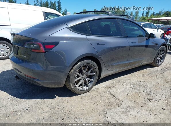 5YJ3E1EB0NF170883 2022 TESLA MODEL 3 Gray Задня права чверть