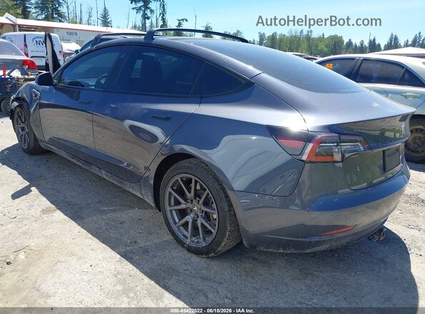 5YJ3E1EB0NF170883 2022 TESLA MODEL 3 Gray Задня ліва чверть