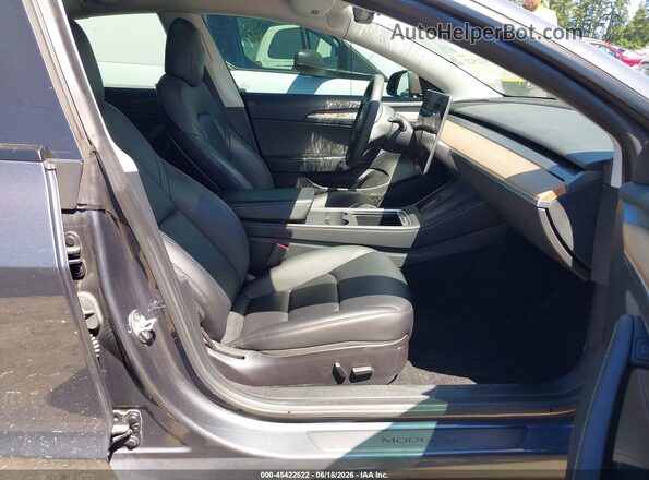 5YJ3E1EB0NF170883 2022 TESLA MODEL 3 Gray Вид салону спереду