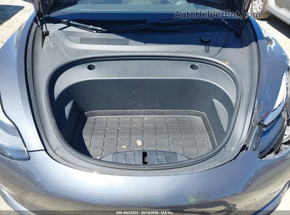 5YJ3E1EB0NF170883 2022 TESLA MODEL 3 Gray Вид ззаду