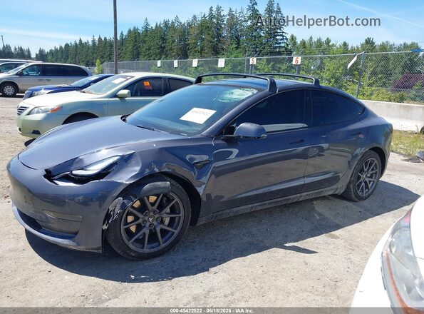 5YJ3E1EB0NF170883 2022 TESLA MODEL 3 Gray Панорамний вид салону 360°