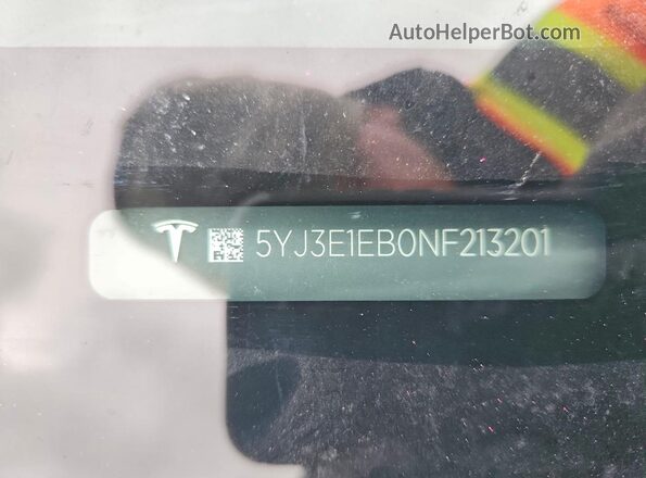 5YJ3E1EB0NF213201 2022 TESLA MODEL Синий 