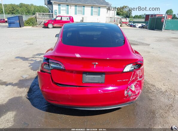 5YJ3E1EB0NF232038 2022 TESLA MODEL 3 Burgundy 