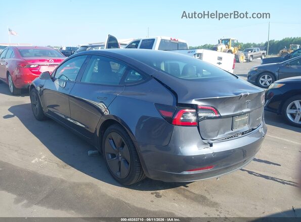 5YJ3E1EB0NF248871 2022 TESLA MODEL 3 Gray 