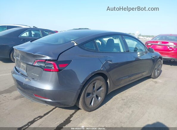 5YJ3E1EB0NF248871 2022 TESLA MODEL 3 Gray 