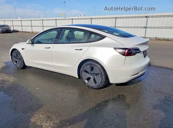 5YJ3E1EB0NF259546 2022 TESLA MODEL White 
