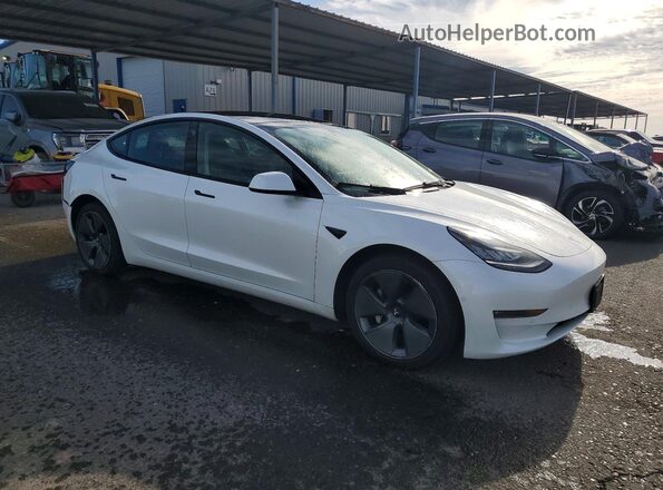 5YJ3E1EB0NF259546 2022 TESLA MODEL White 