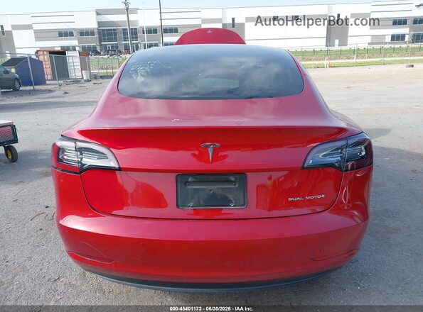 5YJ3E1EB0NF287606 2022 TESLA MODEL 3 Red 