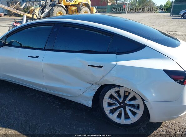5YJ3E1EB0NF367326 2022 TESLA MODEL 3 White Դիմացի տեսք