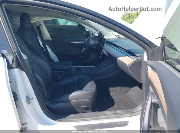 5YJ3E1EB0NF367326 2022 TESLA MODEL 3 White Սալոնի դիմացի տեսք
