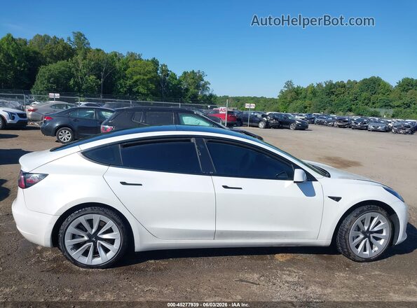 5YJ3E1EB0NF367326 2022 TESLA MODEL 3 White Սարքավորումների վահանակի տեսք