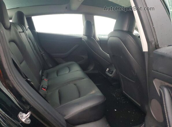 5YJ3E1EB0PF632233 2023 TESLA MODEL Black Հետևի նստատեղերի տեսք