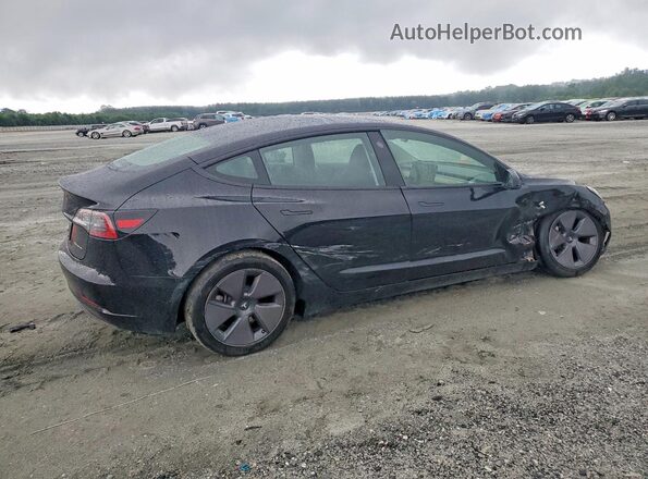 5YJ3E1EB0PF632233 2023 TESLA MODEL Black Հետևի աջ