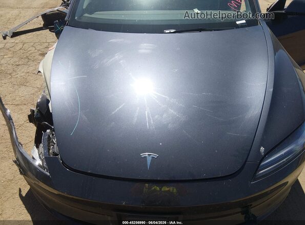 5YJ3E1EB0RF753928 2024 TESLA MODEL 3 Серый Вид сзади