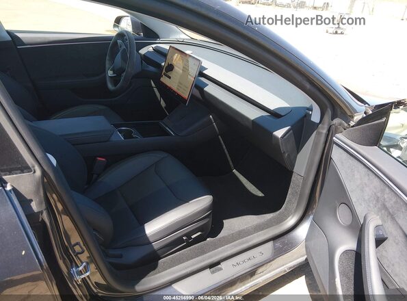 5YJ3E1EB0RF753928 2024 TESLA MODEL 3 Серый Вид салона спереди