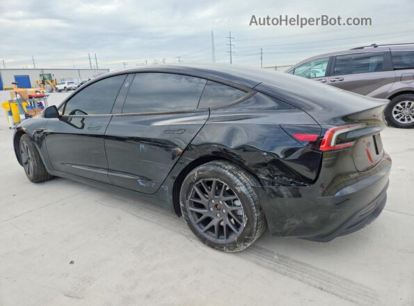 5YJ3E1EB0RF769594 2024 TESLA MODEL Black Trasero izquierdo