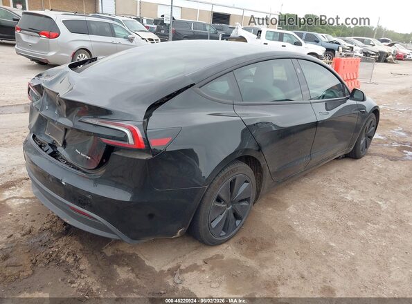5YJ3E1EB0SF935506 2025 TESLA MODEL 3 Black Հետևի աջ
