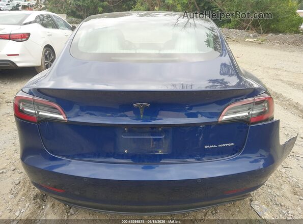 5YJ3E1EB1JF086081 2018 TESLA MODEL 3 Blue Панорамний вид салону 360°
