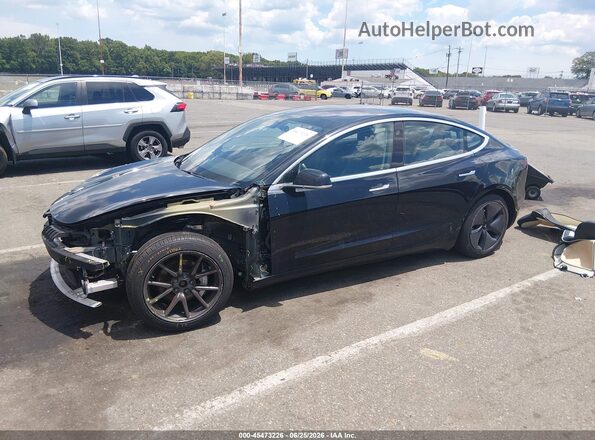 5YJ3E1EB1JF095007 2018 TESLA MODEL 3 Черный Передняя левая четверть