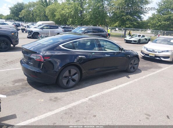 5YJ3E1EB1JF095007 2018 TESLA MODEL 3 Черный Задняя правая четверть